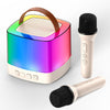 Mini Karaoke Machine For Kids, Christmas Birthday Gifts For Girls Boys Toy 4, 5, 6, 7, 8, 9, 10, 12+, Portable Bluetooth Speaker