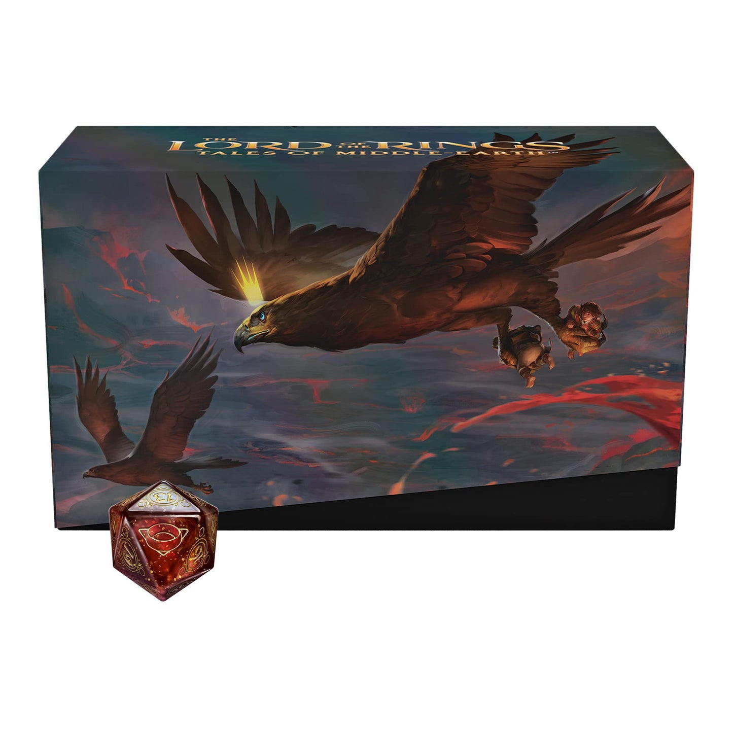 Magic The Gathering Gift Bundle - The Lord of The Rings: Tales of Middle-Earth, 8 Set Boosters + 1 Collector Booster, Multicolor, Model D15360000