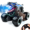 Bennol 2.4GHz Dinosaur Remote Control Car Toys for Kids Boys 4-7 5-7 8-12, RC Dinosaur Car Toys with Light, Sound, Spray, Indoor
