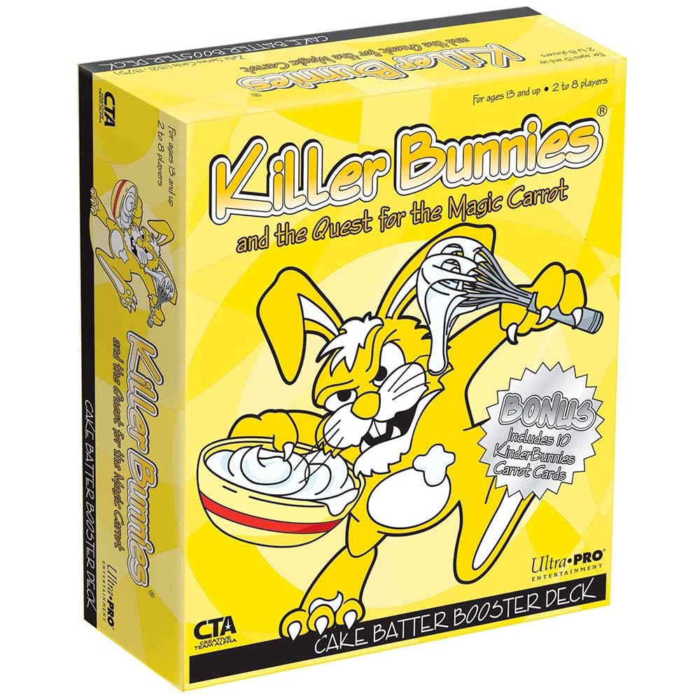 Killer Bunnies and The Quest for The Magic Carrot - Cake Batter Expansion a Fluffy and Delicious Addition to The Base Game!