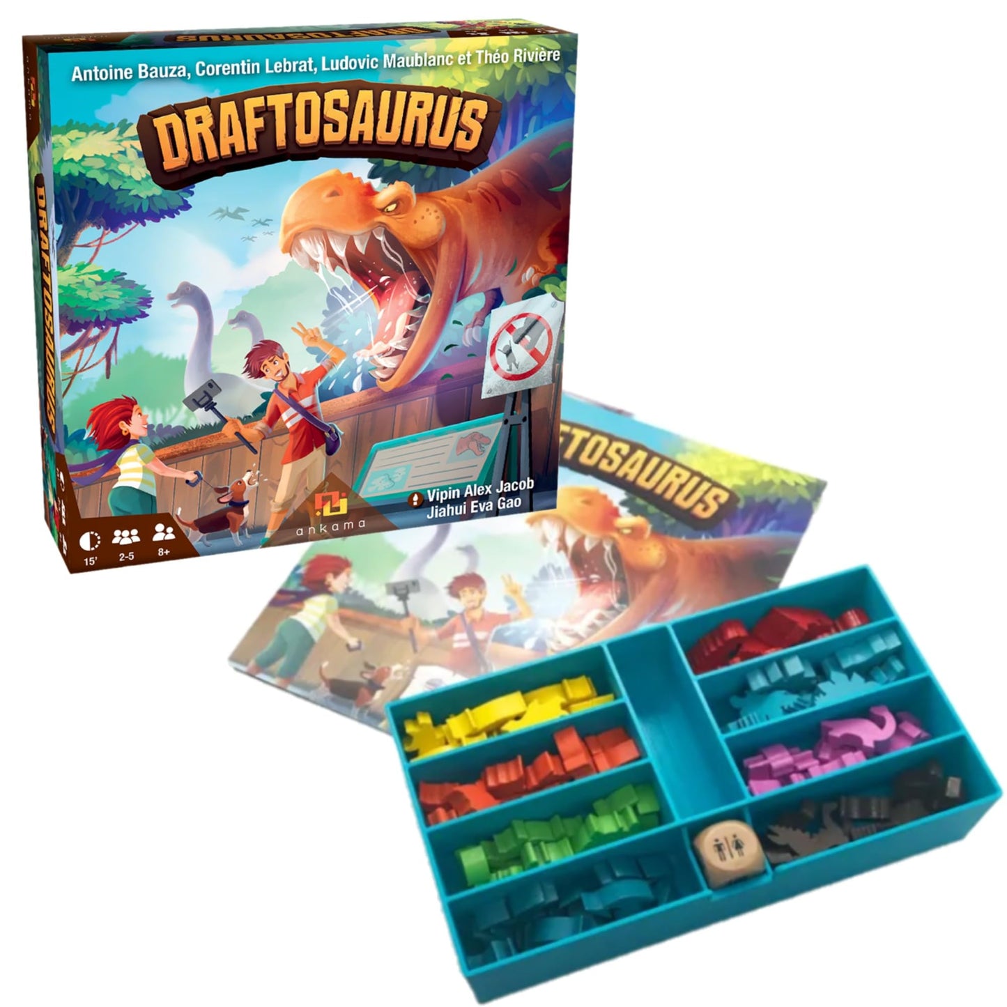 Ankama - Draftosaurus - Jeu de Base - R daction de Cartes - Lancer de D s - S lection dActions Simultan es - Jeu de Strat