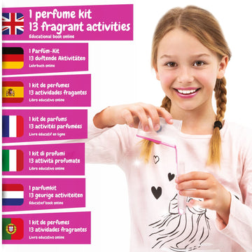 Science4You Super Perfume Making Kit For Kids 8+ Years Old - Make Your Own Perfumes For Girls + 13 Diy Crafts Activities, Crafts Toys And Games, Birthday, For Girls Age 8 9 10 11 12+