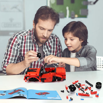 Rc Toy Best Birthday Gifts For Age 6 7 8 9 10 11 12 Years Old Kids Boys Girls 2 In 1 Remote Control Racing Car Building Blocks 3