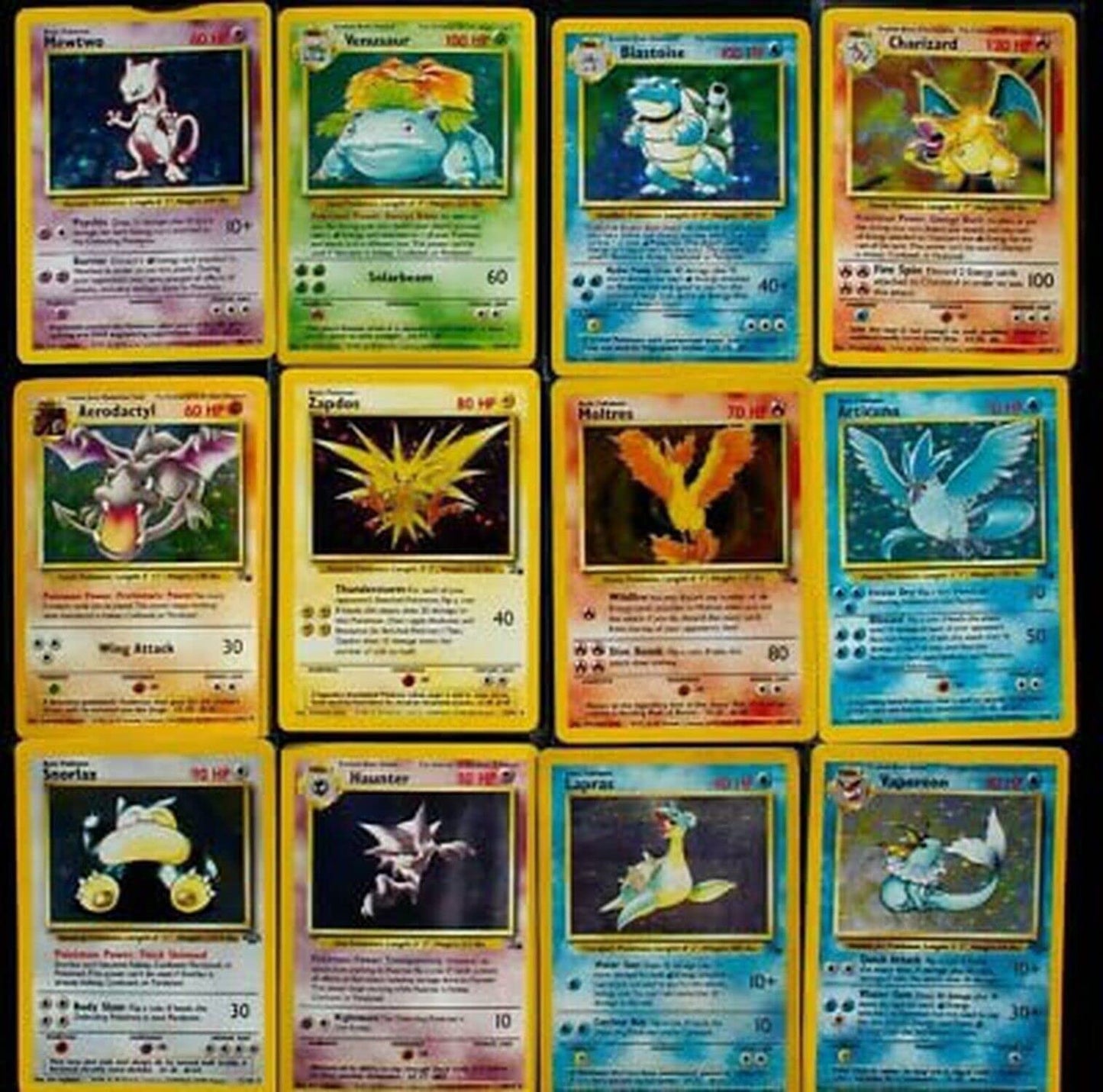 Zoo Packs Tcg Vintage 1999 10 Card Lot - 1 1St Edition Stamped Card Per Pack Guaranteed!