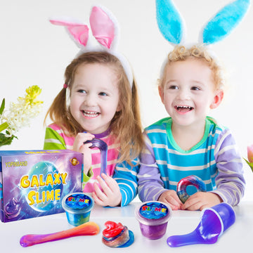 Yopinsand 50 Pack Galaxy Slime Kit, Slime Party Favors For Kids, Stretchy & Non-Sticky Slime Pack, Slime Toy For Boys Girls 5-12