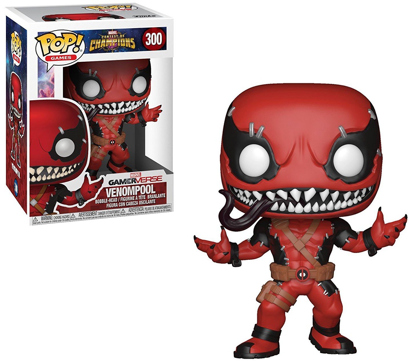 Funko POP! Games Venompool Collectible Figure, Standard Size, Multicolor, Model 26710, Vinyl
