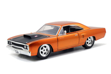 Dom's 1970 Plymouth Road Runner Copper with Black Hood ''Fast & Furious 7'' (2015) Movie 1/24 Diecast Model Car by Jada