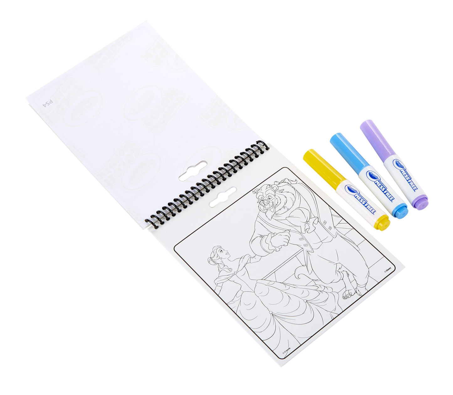 Crayola Color Wonder Disney Princess Coloring & Activity Pad, Mess Free Coloring, Gift For Kids, Age 3, 4, 5, 6, Multi