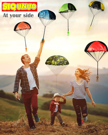 Parachute Toys For Kids, 6 Pack Tangle Free Outdoor Toys, Parachute Men For Kids, Small Toys For Kids Ages 4-8 9 10 11 12 Year O