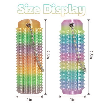 Little Ouchies Fidget Toys,Pain Stim Fidget Toy Reduce Stress for Adults,Anxiety Relief Pain Stim,Spiky Fidget Keychain for Anxi