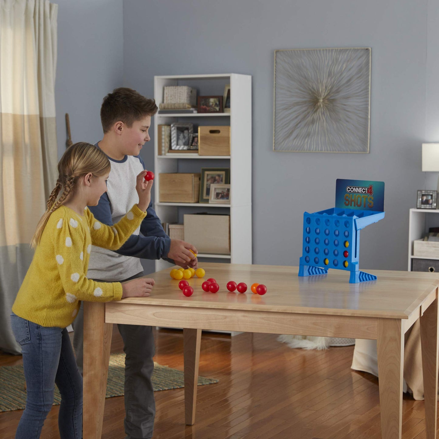 Hasbro Gaming Connect 4 Shots Board Game Activity For Kids Ages 8+, Active Games For Kids, Family Games For 2 Players, Kids Game