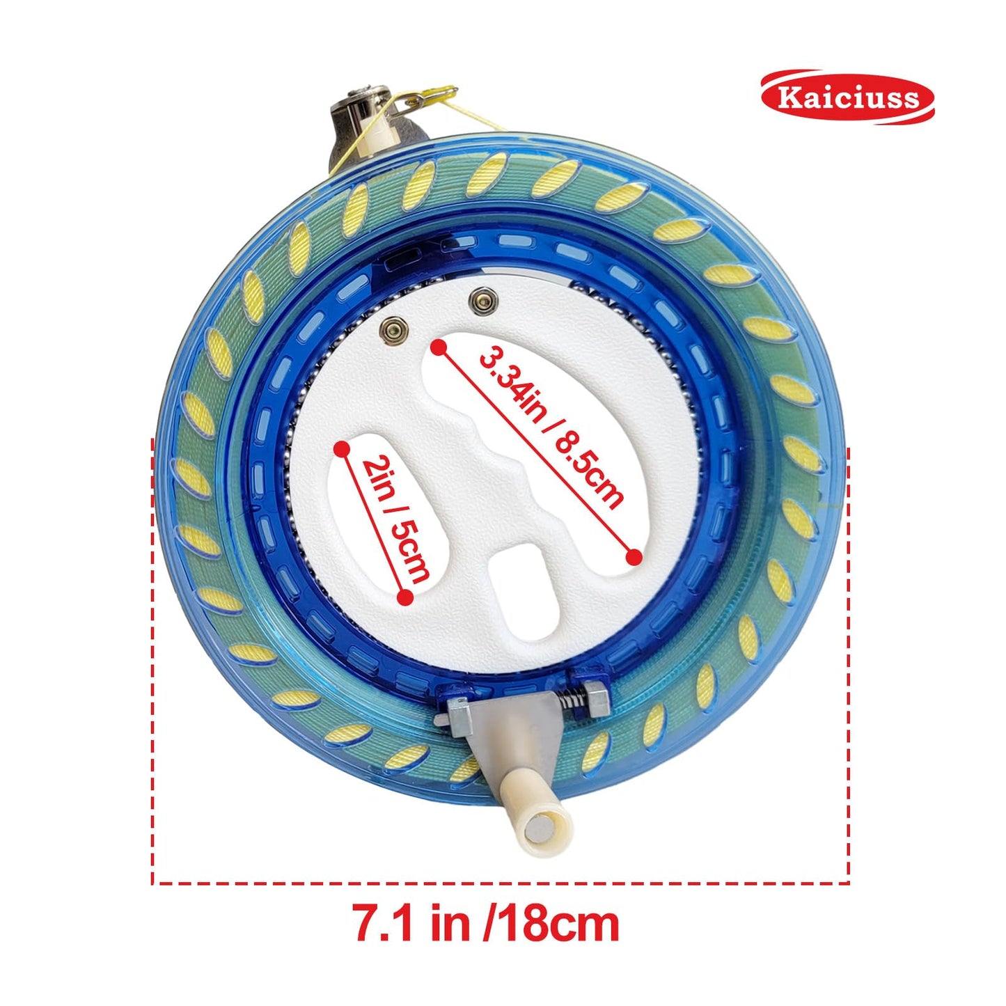 Kaiciuss 2024 New Kite & Reel Winder Set For Kids And Adults, 60 X 29.5 Large Single Line Easy To Fly And 7.1 Spool Include Safe