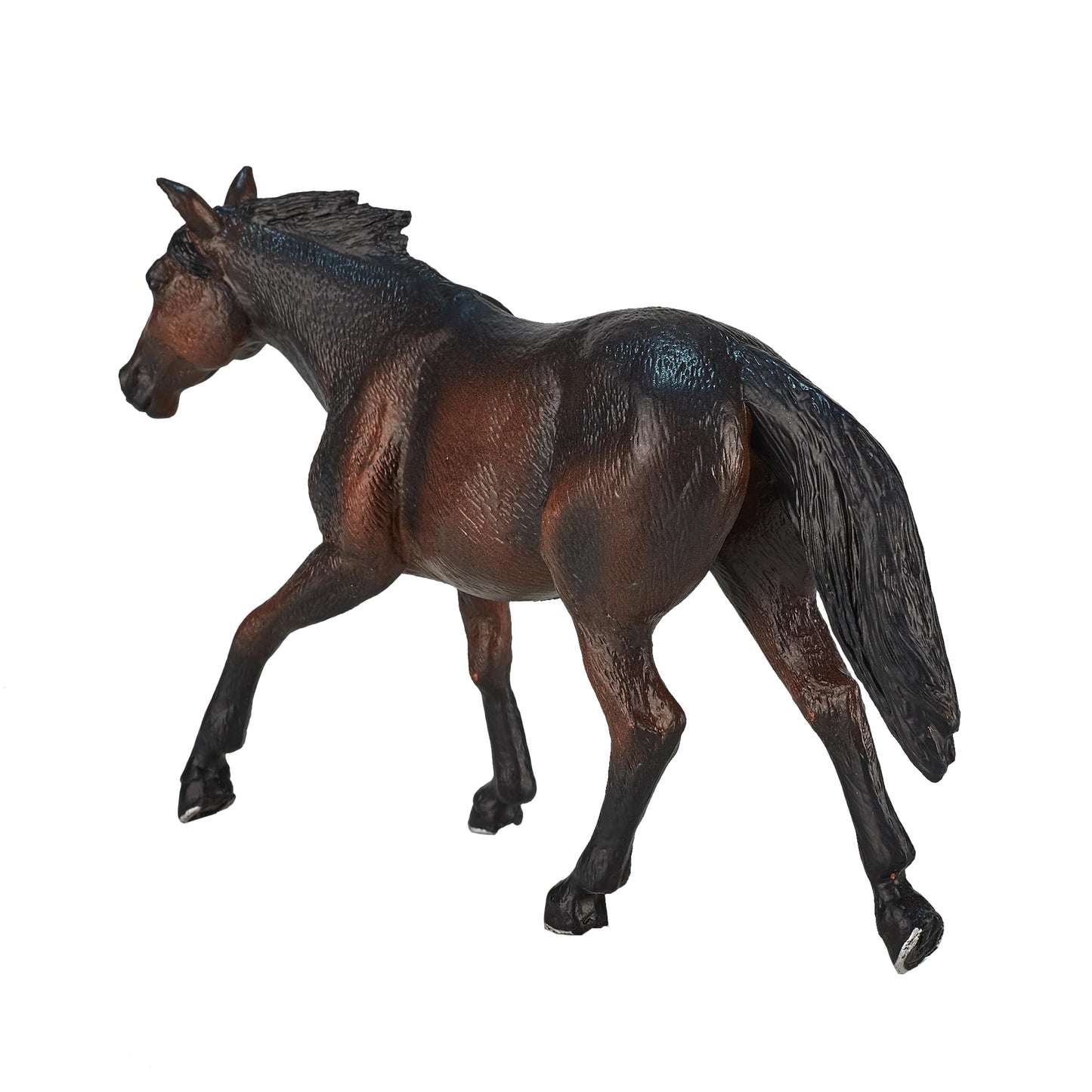 Mojo Quarter Horse Sooty Bay Realistic Equestrian Horse Club Hand Painted Toy Figurine