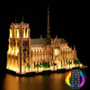 Locolee Light Kit Compatible With Lego Notre Dame Cathedral Architecture 21061, Creative Lighting Set Accessories Compatible Wit