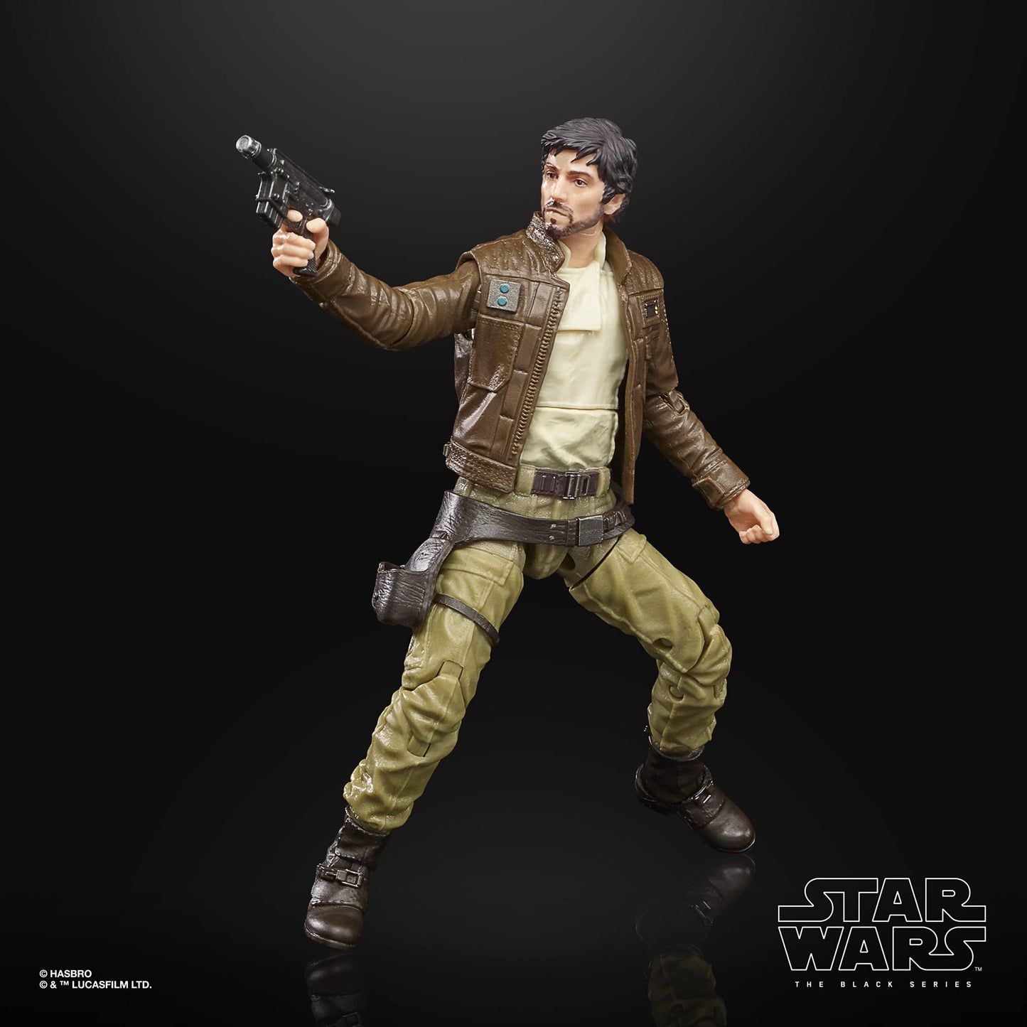 Star Wars The Black Series Captain Cassian Andor 6-Inch-Scale Rogue One: A Story Collectible Figure, Toys For Kids Ages 4 And Up