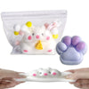 2Set Squishies Hamster & Fuzzy Cat Paw Squishies, Pinch Squishies For Adults Relieve Stress
