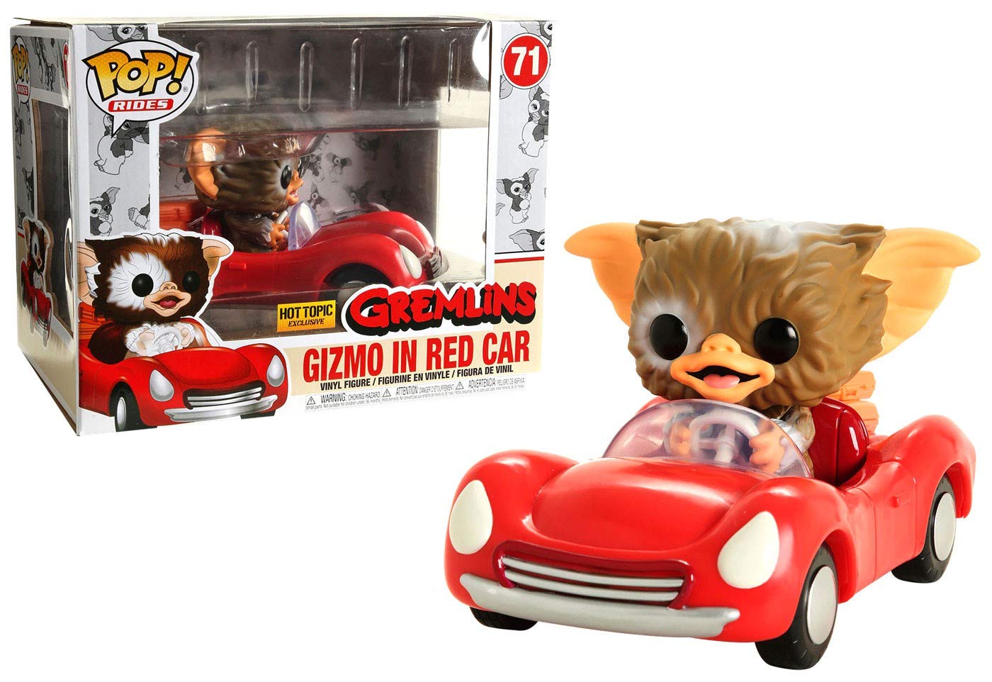 Funko Pop! Rides: Gremlins - Gizmo In Red Car #71 Exclusive