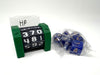 Munnygrubbers - 1 Pack Life Counter - Hp Tracker - (Tracking Cards & Random 7Pc D20 Dice Set Included) - Mtg - Tabletop Rpg - Board Games - Dnd - Dungeons And Dragons (1 Pack - Green)