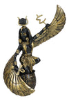 Ebros Gift Egyptian Goddess Of Motherhood And Magic Mother Isis Ra Holding Ankh With Open Wings Decorative Statue 9' H Gods And Goddesses Of Egypt Figurine