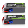 OVONIC 6S LiPo Battery 6000mAh 22.2V 120C with EC5 Connector - 2 Pack
