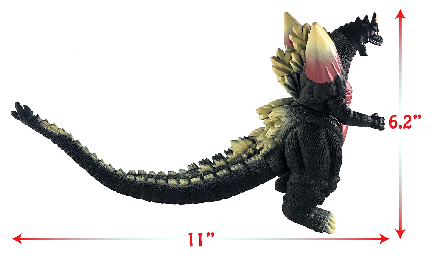 Twcare Space Godzilla Toy Action Figure, 1994 Movie Monster Series Spacegodzilla Soft Vinyl, Carry Bag