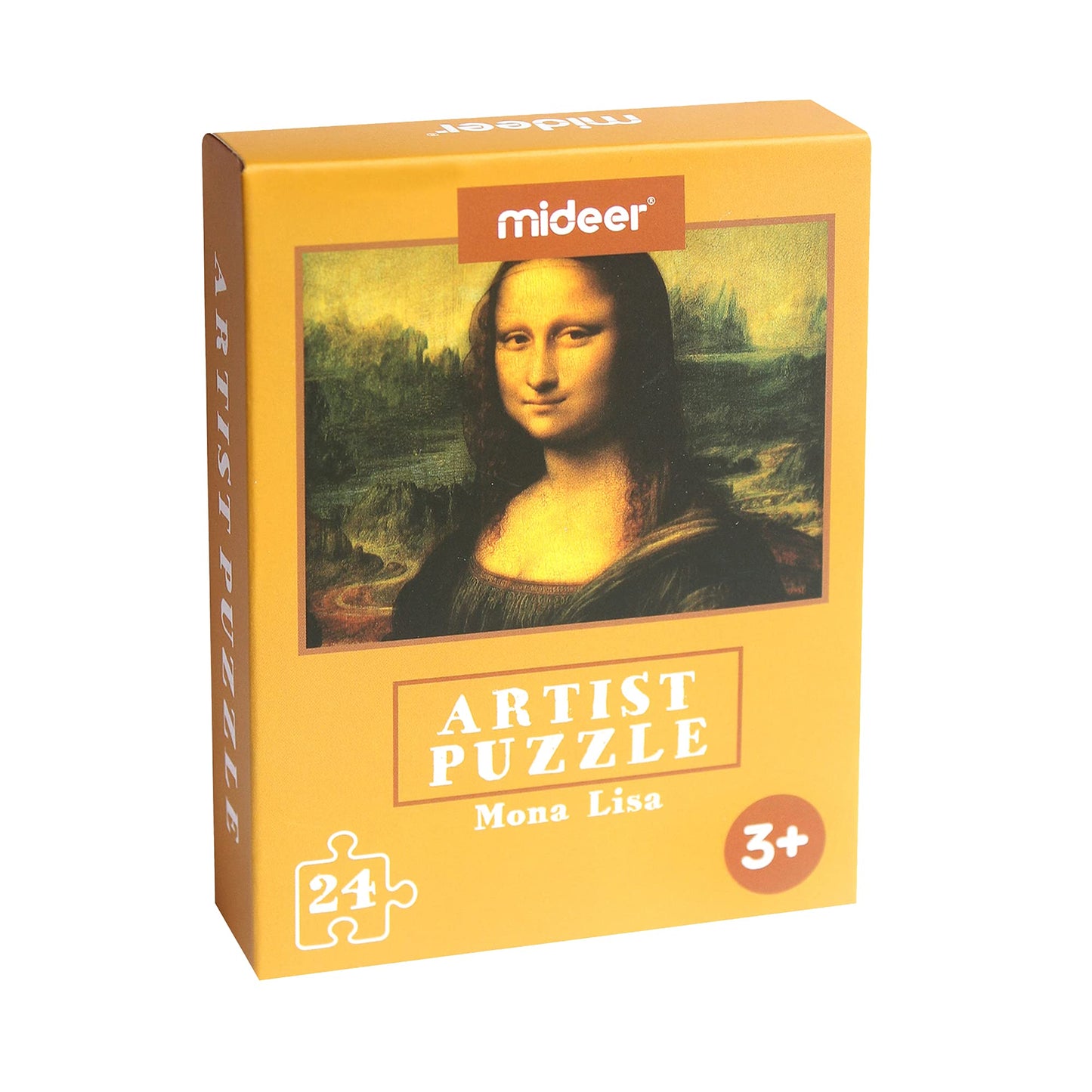 Yogeon 24 Pieces Da Vinci Mona Lisa Puzzle, Toddler Artist Puzzles For Kids Ages 3-5,4-6 Easy-An Intellectual Decompression Ente