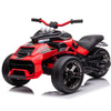 LUIBAS 24V Kids Ride-On Electric ATV, 3 Wheels, Bluetooth, EVA Tires, Red