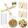 Foilswirl 24 Sets Stem Diy Catapult Craft Kit Craft Stick Catapults Kit For Educational And Learning Activities Camp Crafts Supp