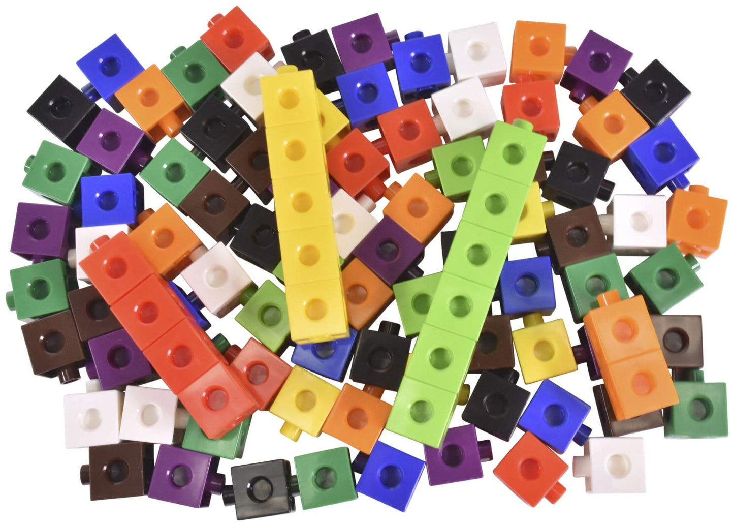 Childcraft Linking Cube Set, 3/4 Inches, Assorted Colors, Set Of 100 - 264681