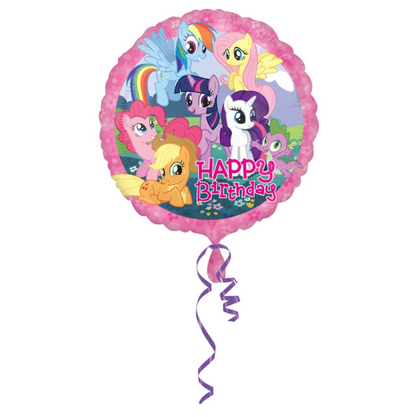 Anagram International My Little Pony Birthday Foil Balloon, 17, Multicolor