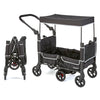 Kolcraft Cloud 360 Lightweight Double Baby Stroller Wagon For Two Kids Toddlers, Ultra Maneuverable Collapsible Cart With Deep F