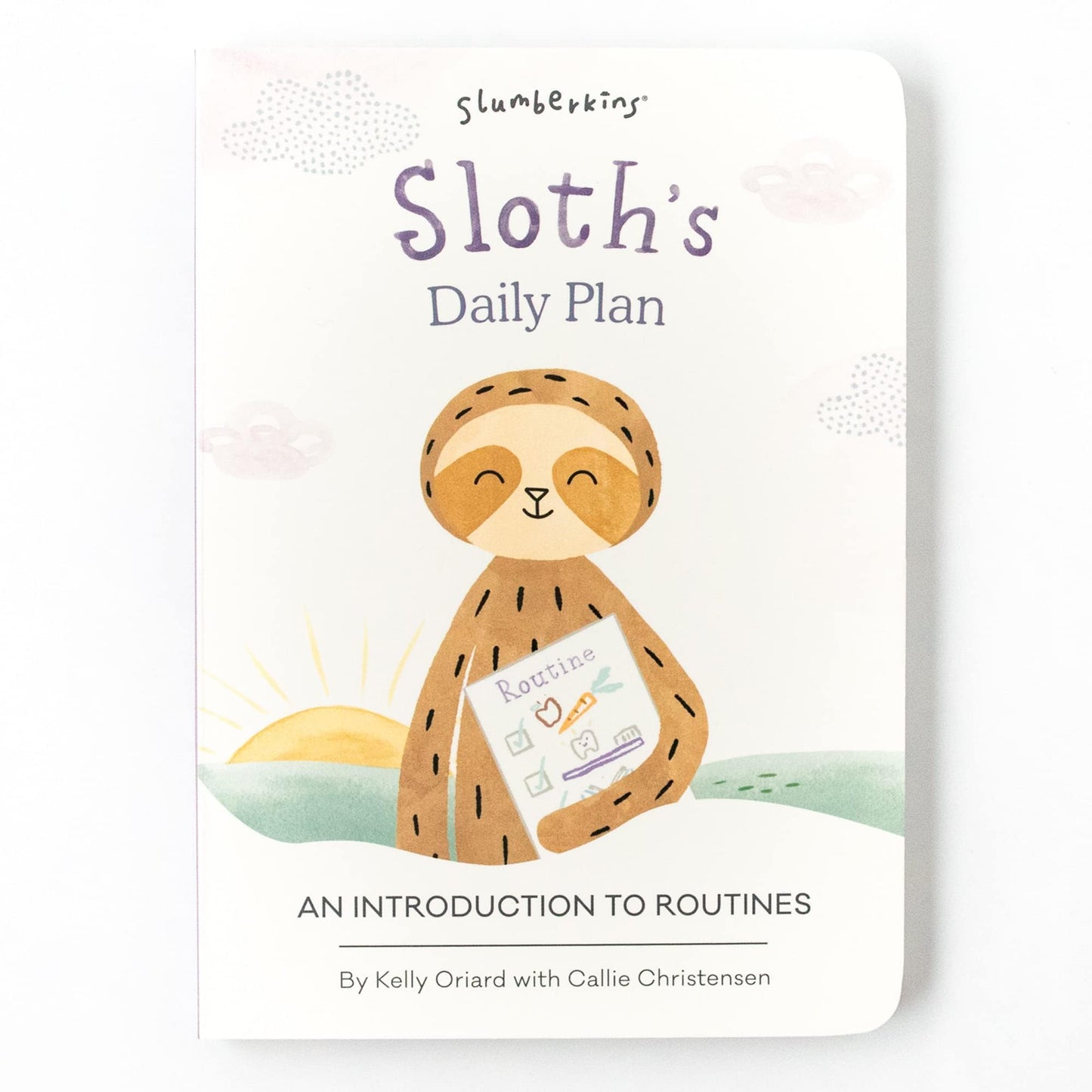 Slumberkins 14' Sloth Kin & 2 Board Books Complete Set Bundle | Promotes Routines, Relaxation & Coping Skills | Social Emotional Learning, Ages 0+ (Sloth Kin Plush + 2 Board Books)