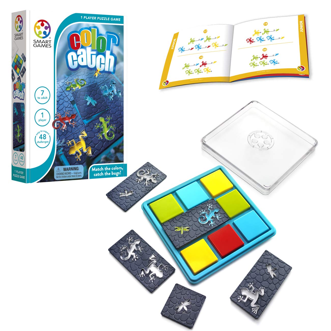 Smartgames Color Catch Travel Game For Kids And Adults, A Color-Changing, Stem Focused Cognitive Skill-Building Brain Game - Bra