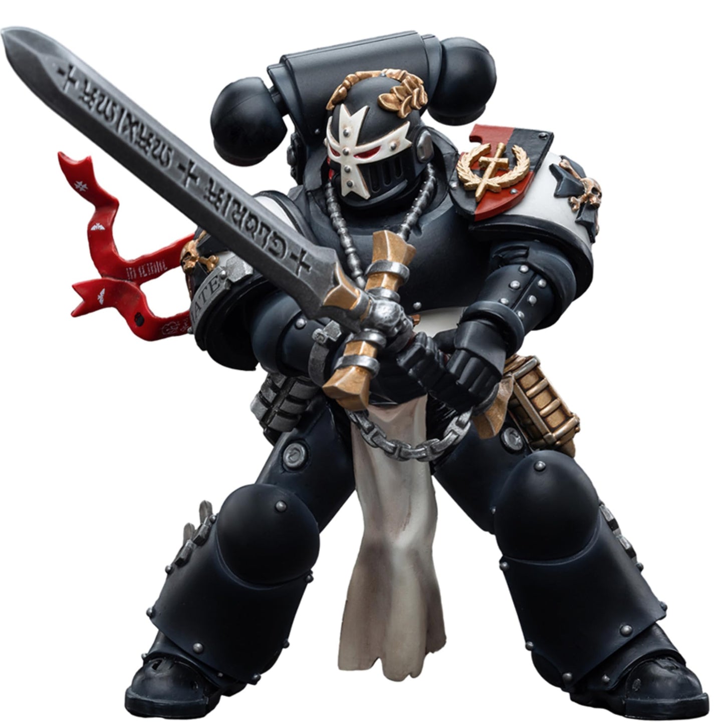 Beerise Joytoy 1/18 Action Figures - Warhammer 40,000 Black Templars Emperor'S Champion Bayard'S Revenge - 5,Classic Character,C