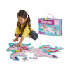 Peaceable Kingdom Shimmery Unicorn Floor Puzzle, Cardboard, 1 EA, Model PZ21