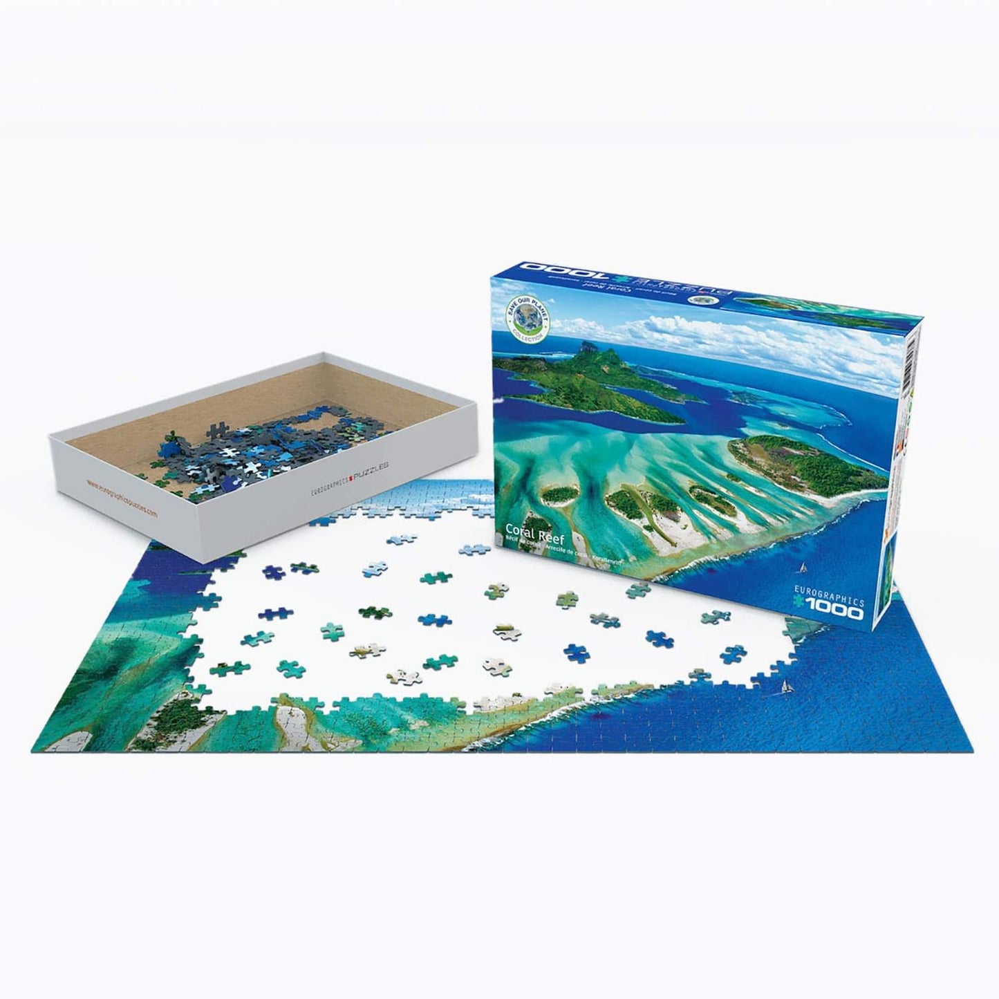 Eurographics Coral Reef 1000-Piece Panoramic Puzzle