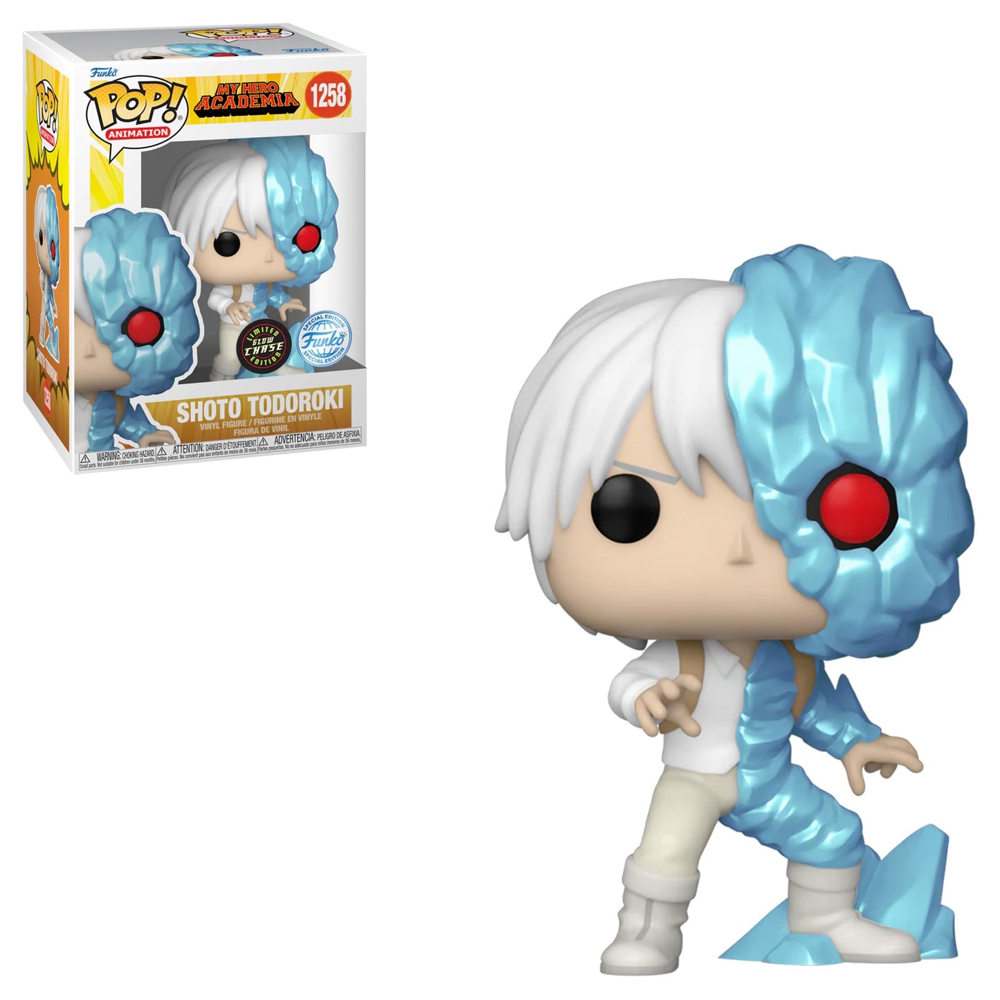 Funko Pop! Animation Ice Shoto Todoroki #1258 Special Edition Vinyl Figure - Multicolor