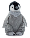 The Petting Zoo Penguin Chick Stuffed Animal Plushie, 12" Grey Plush Toy, Recycled Materials, Model 321301