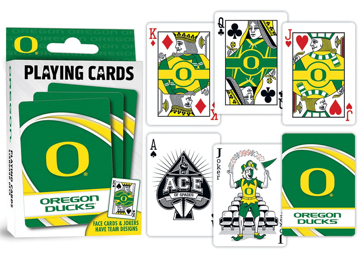 Ncaa Oregon Ducks Playing Cards, 2.5'' X 3.5