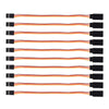 DIANN 10pcs 3-Pin JR Servo Extension Cable 1 JR Male to 2 Female JR Y Harness Servo Cable for RC Cars Trucks Airplanes Servo Rec