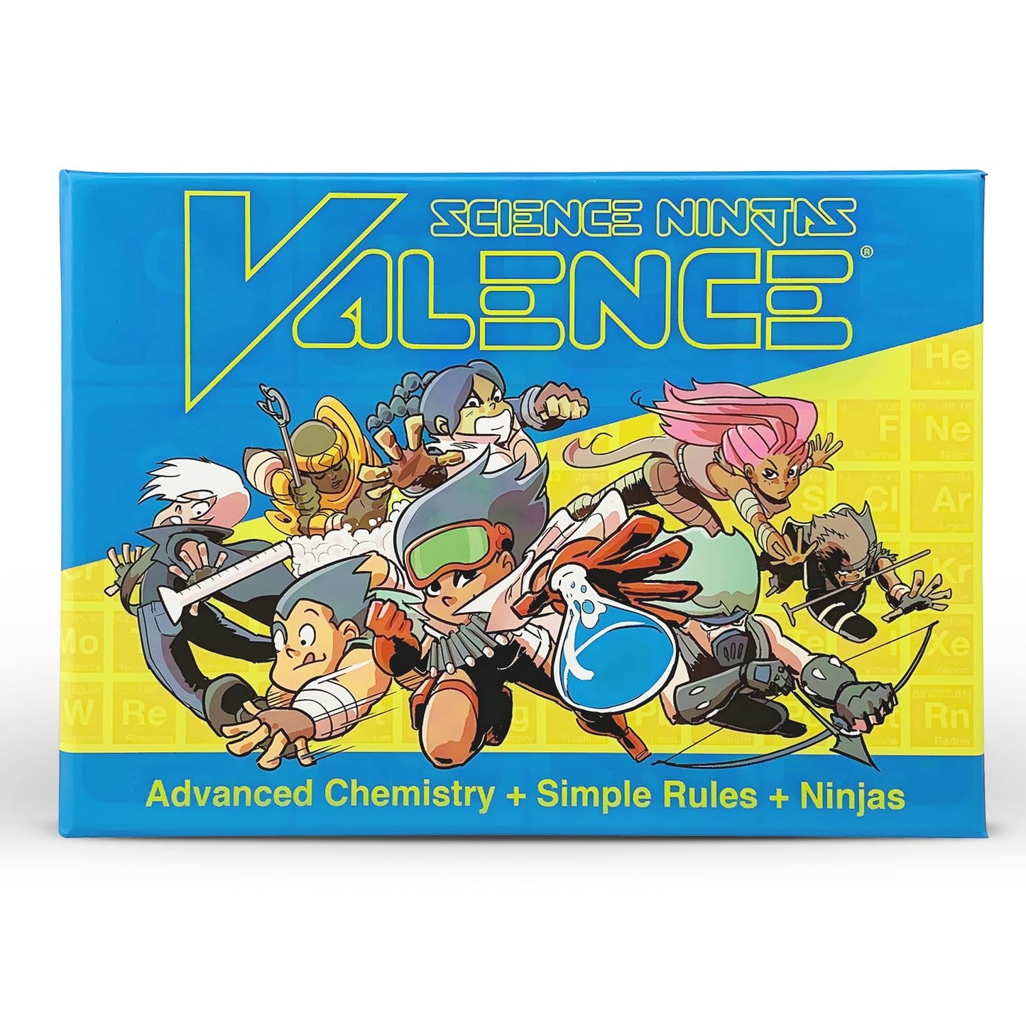 Science Ninjas Valence Card Game For Kids – Fun Science Games To Teach Molecules, Chemicals, And Reactions – Simple Rules For Learning Chemistry Through Play – Chemistry Games - Educational Game