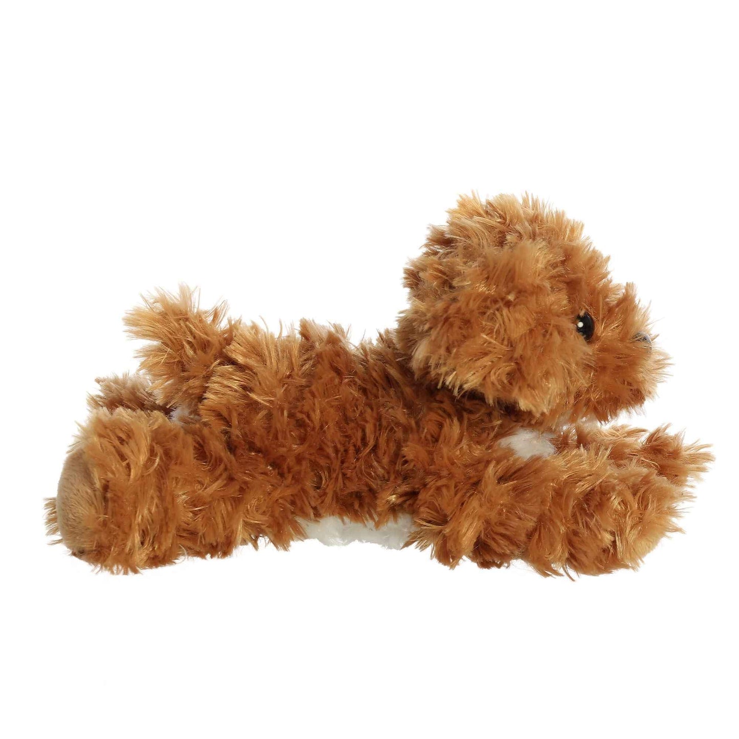 Aurora Adorable Mini Flopsie Chai Cockapoo Stuffed Animal - Playful Ease - Timeless Companions - Brown 8 Inches