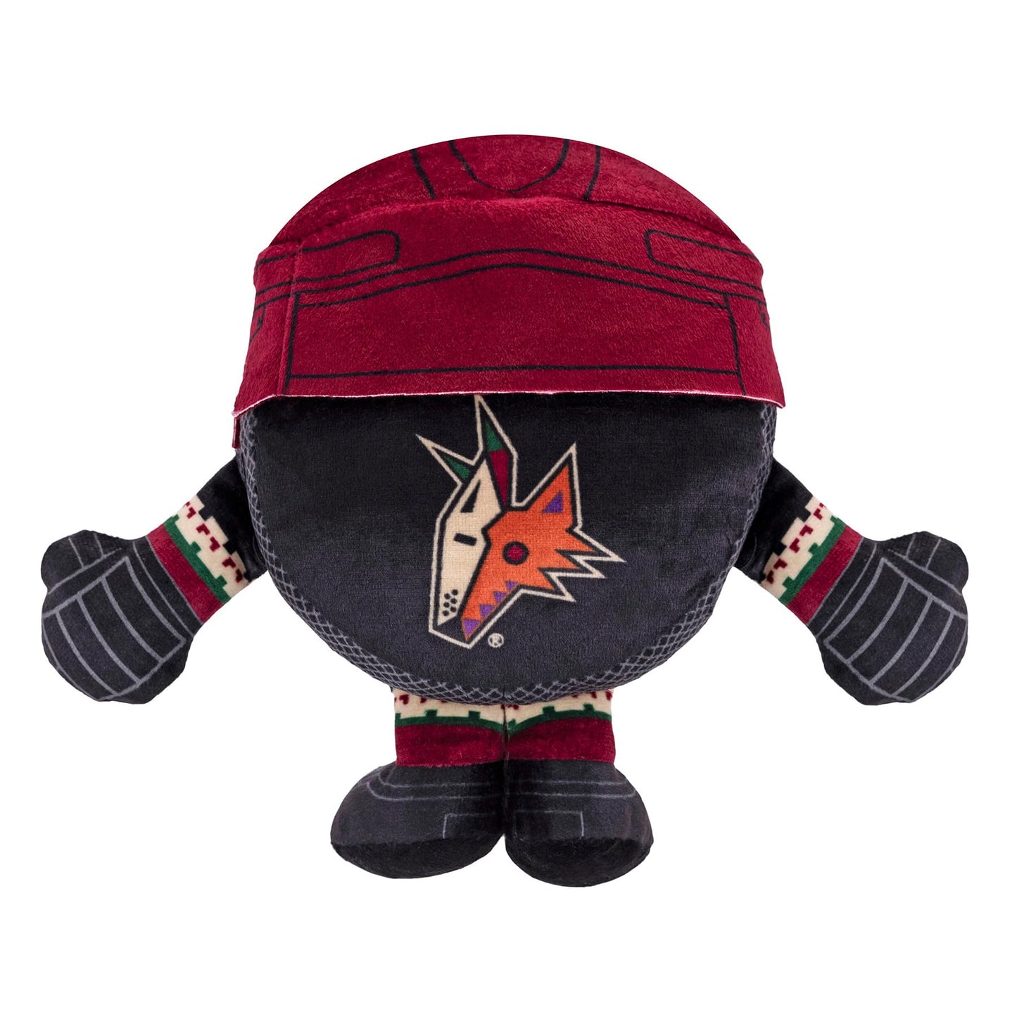Bleacher Creatures Arizona Coyotes 8'' Nhl Kuricha Hockey Puck Sitting Plush - Soft Chibi Inspired Plush