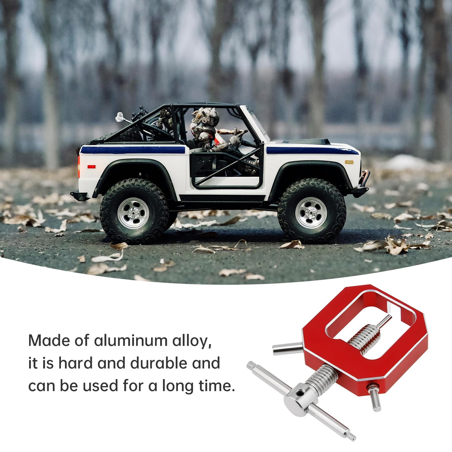 Omninmo Motor Gear Puller, Universal Motor Pinion Gear Puller Remover Mini Gear Puller for RC Vehicle Models Rc Car Fan (Color-r