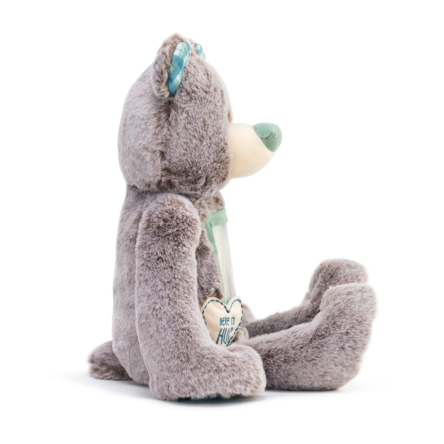 Demdaco Grandma Here To Hug Photo Natural Brown 12 Inch Plush Polyester Stuffed Bear