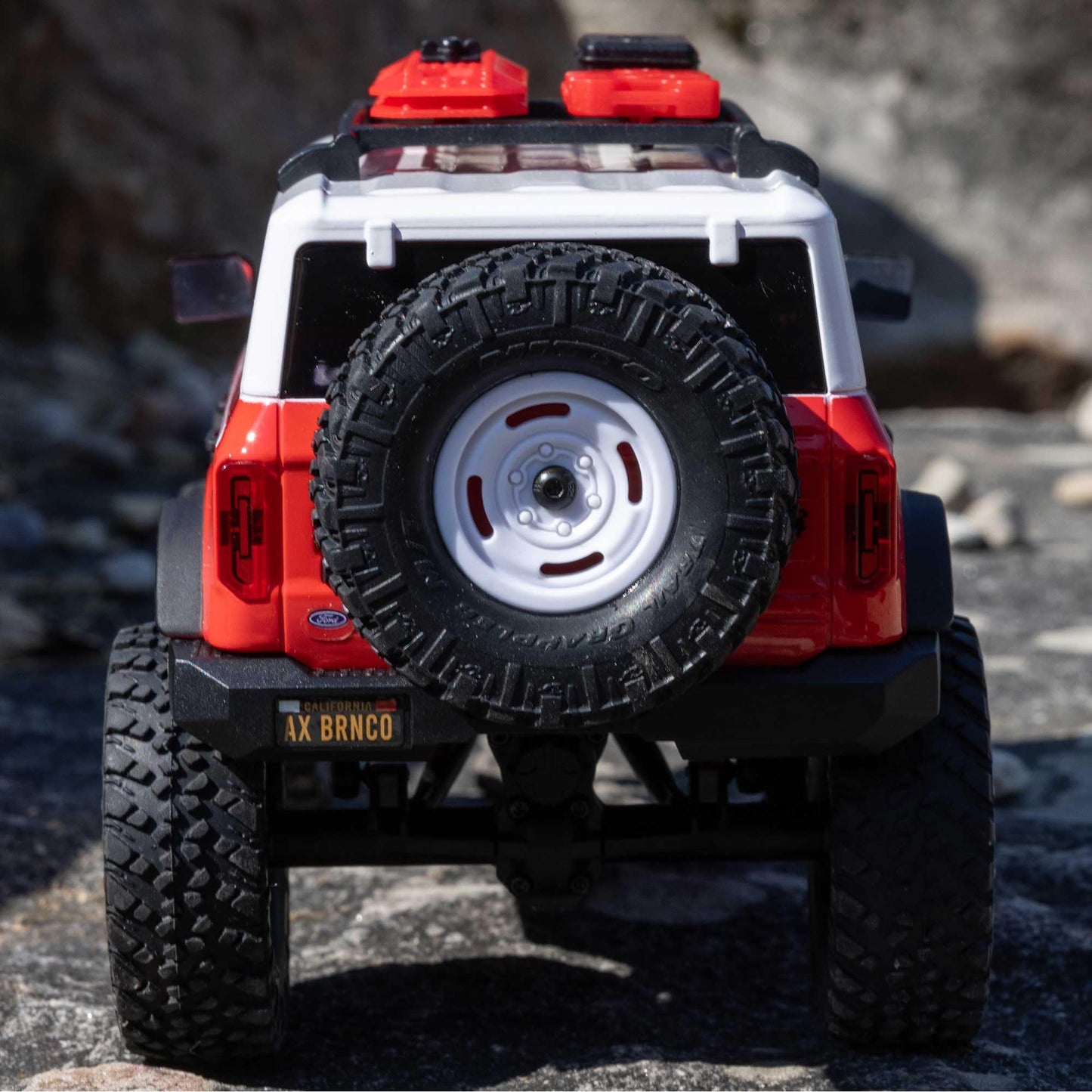 Axial Rc Truck 1/24 Scx24 Ford Bronco Heritage Edition 4X4 Rtr Brushed Rock Crawler (Battery & Charger Included), Red, Axi00006V