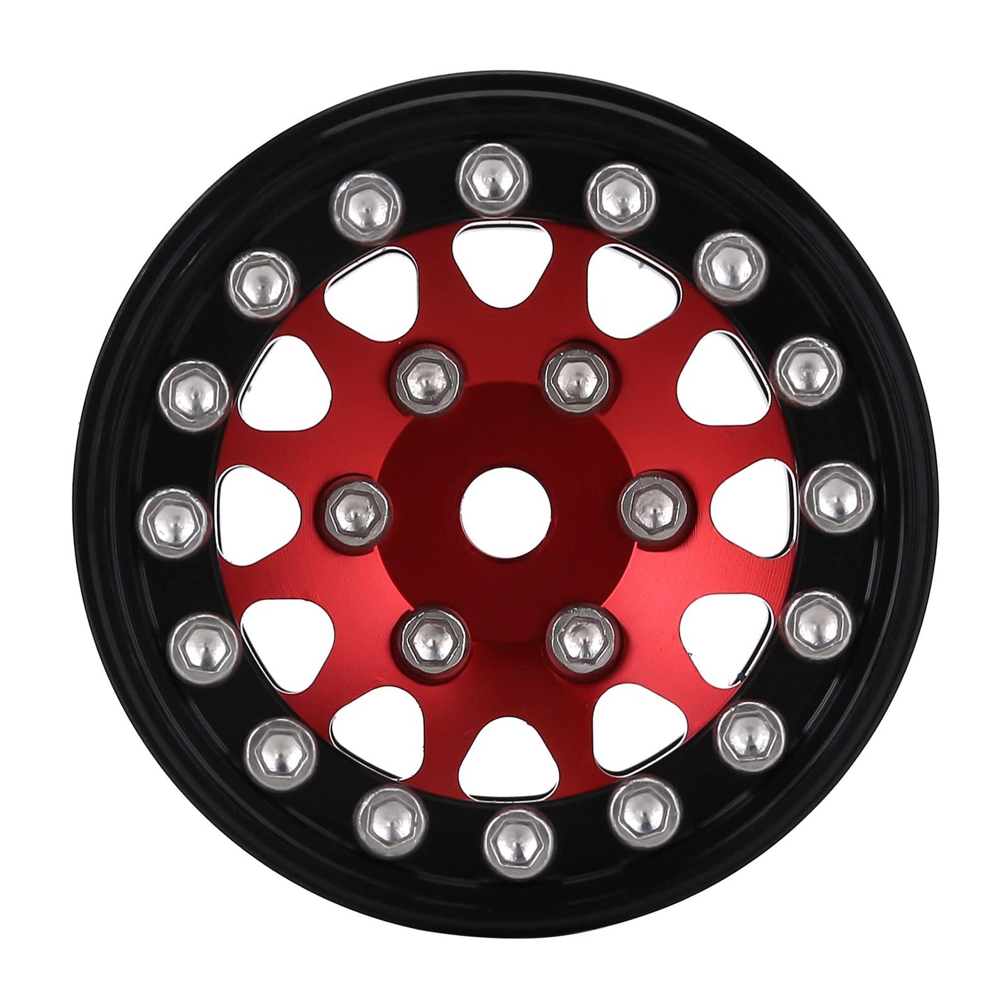 INJORA 1.0 Wheel Rims RC Metal Beadlock Wheels Rims for AX24 1/18 TRX4M All 1/24 Scale Axial SCX24 Deadbolt RC Crawler Car Upgra