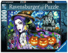 Ravensburger 1000 Piece Halloween Puzzle - Model 16871, Linen Material