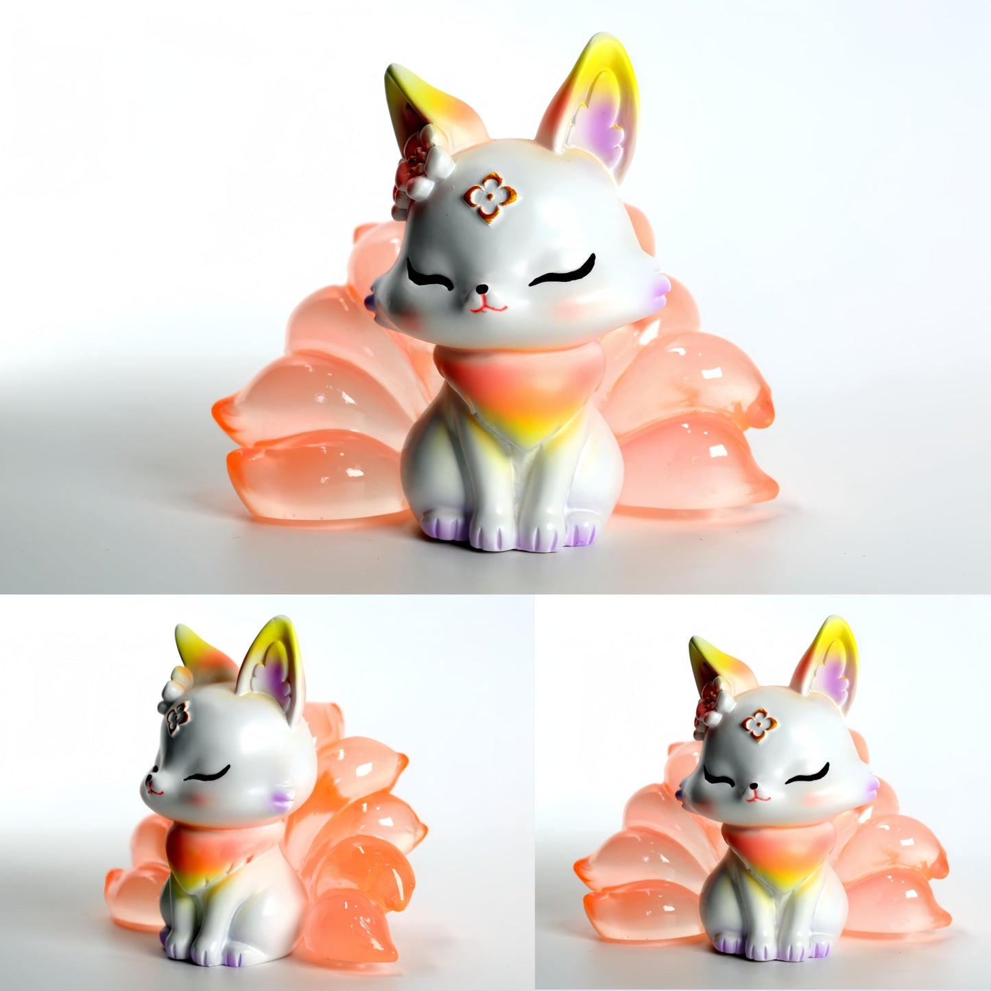 Zaleny Nine-Tailed Demon Fox Blind Box Popular Mystery Boxes Collectible Action Figure Toys Random Style Goodie Treat Boxes Part