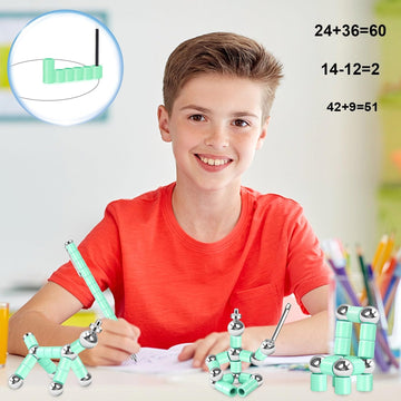 YYMHMF Magnetic Fidget Pens Girls Gifts - Unique Birthday Gifts For Women Novelty Christmas Stocking Stuffers For 8 9 10 11 12 13 14 15 16 Year Old Boys Girls Cool Gadget Anxiety Relief For mature-themeds